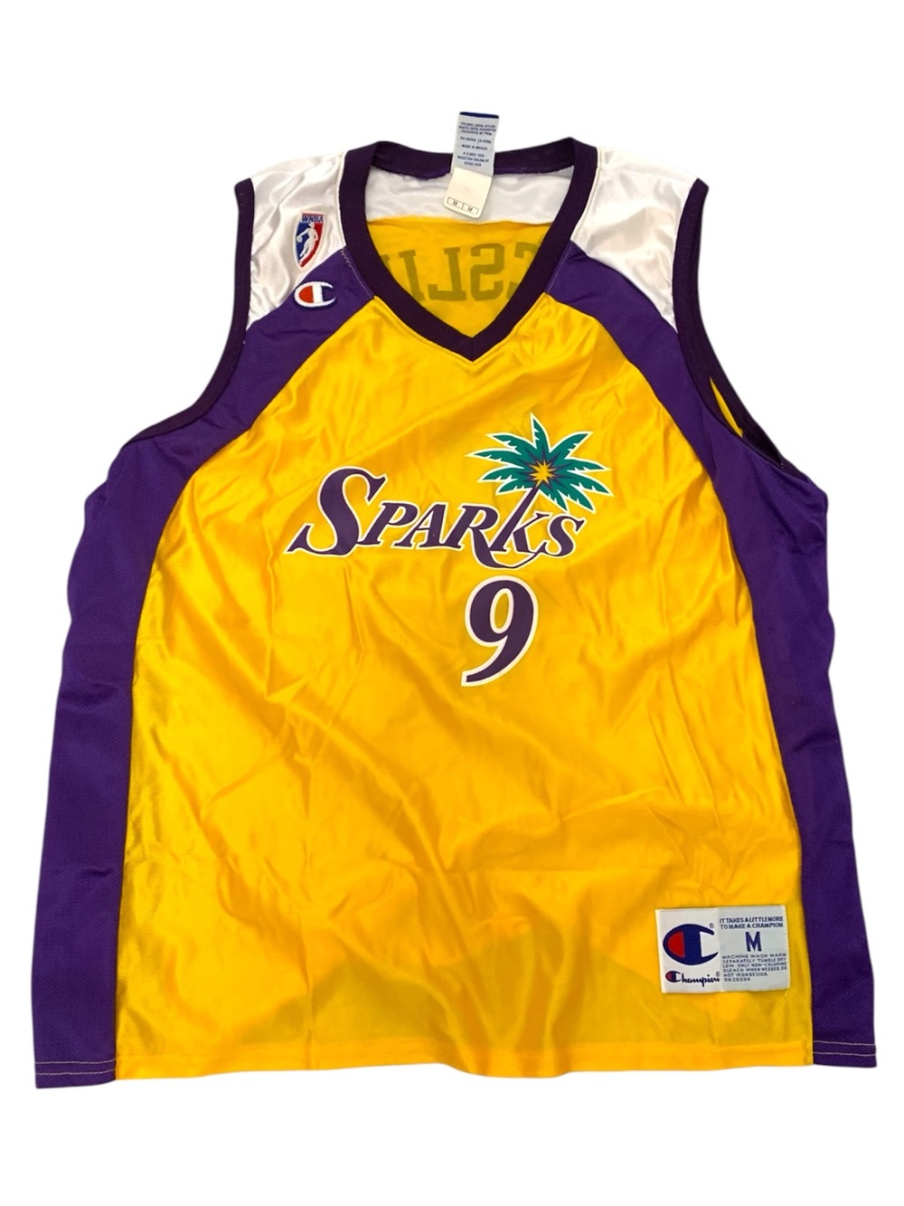 Vintage Los Angeles Sparks Lisa Leslie Champion WNBA 90’s Jersey Size Medium